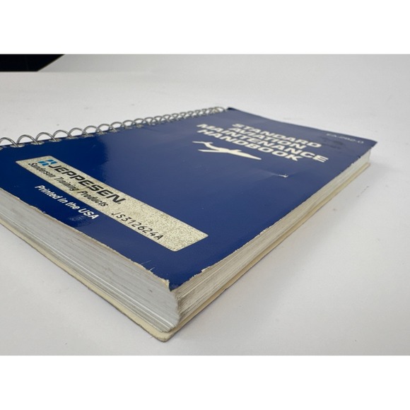 STANDARD AVIATION MAINTENANCE HANDBOOK, 1985, Revised, Spiral Bound EA-282-0 - Picture 5 of 5